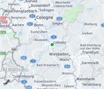 Lage des Taxitarifgebietes Koblenz