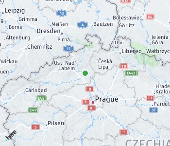 Area of taxi rate Prague