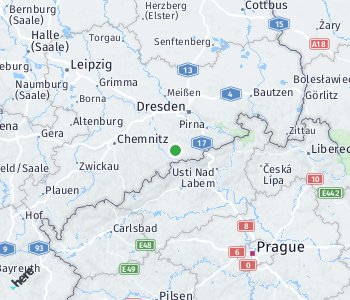 Lage des Taxitarifgebietes Sächsische Schweiz-Osterzgebirge